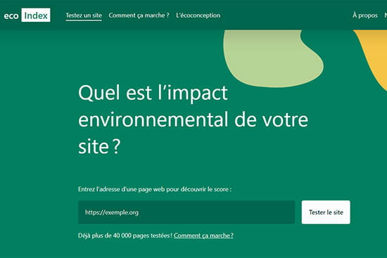 Ecoindex, outil d'éco-conception web